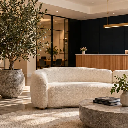 Illustrative professional office reception